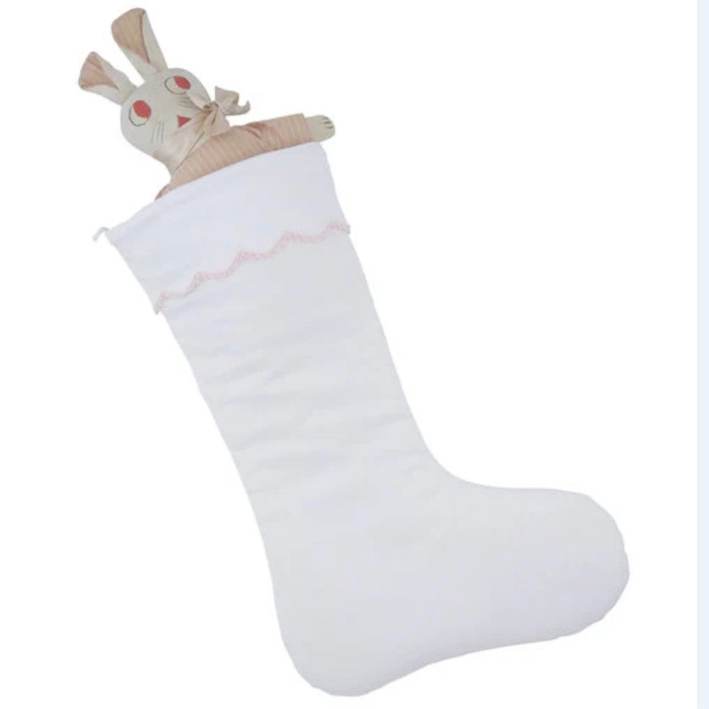 Pixie Lily 18” stocking GUC white/pink
